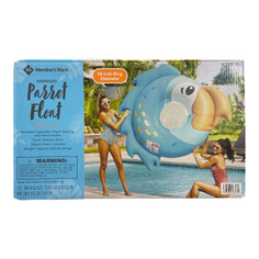 Oversized 56-inch Parrot Pool Float with Mesh Seat product